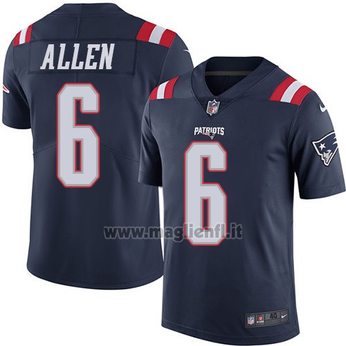 Maglia NFL Legend New England Patriots Allen Profundo Blu